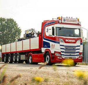 P&A Fonteijn Transport viert 25-jarig jubileum met Scania 530S V8