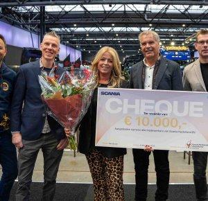 Medewerkers van Scania Nederland doneren € 50.000,- aan goede doelen